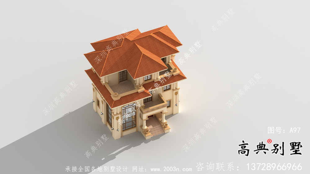 最新意大利風(fēng)格鄉(xiāng)村別墅設(shè)計(jì)圖紙和效果圖