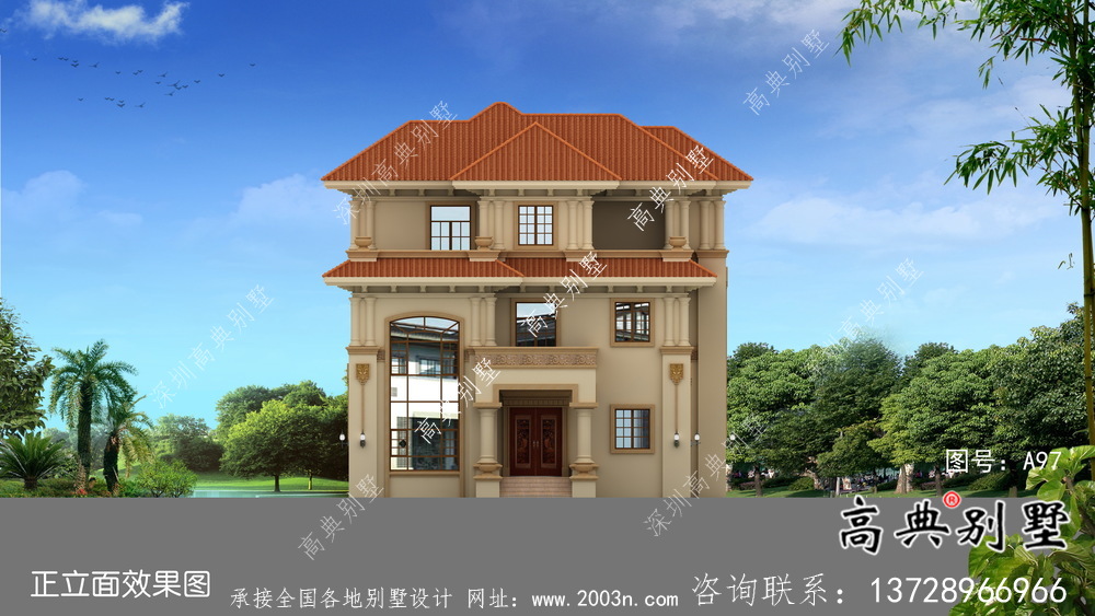 最新意大利風(fēng)格鄉(xiāng)村別墅設(shè)計(jì)圖紙和效果圖