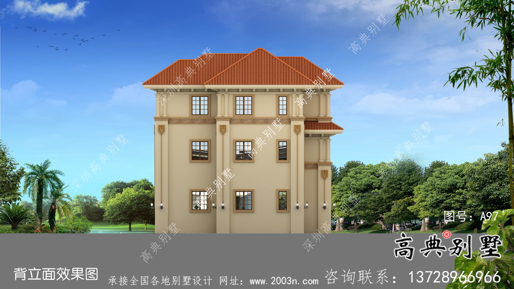 最新意大利風(fēng)格鄉(xiāng)村別墅設(shè)計(jì)圖紙和效果圖