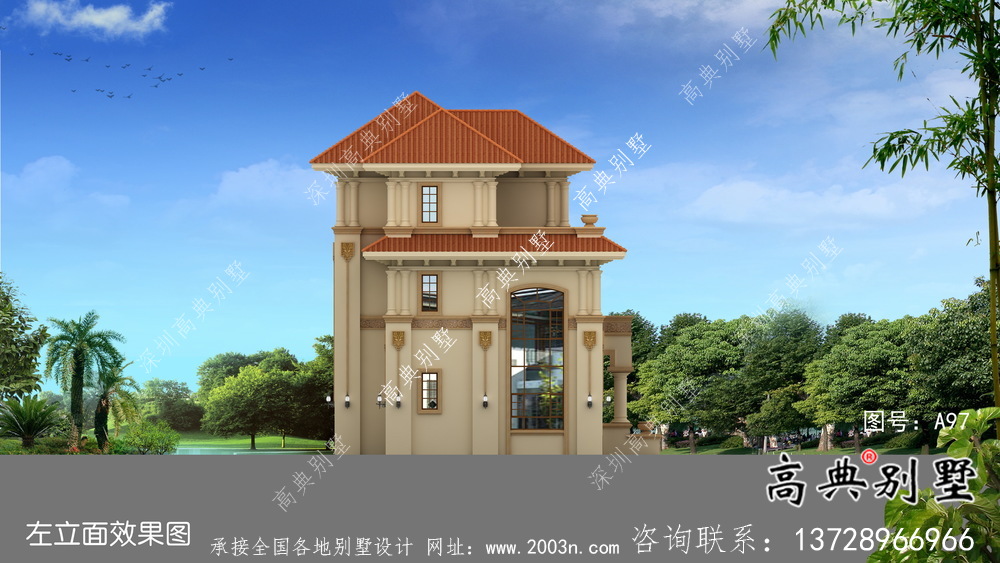 最新意大利風(fēng)格鄉(xiāng)村別墅設(shè)計(jì)圖紙和效果圖