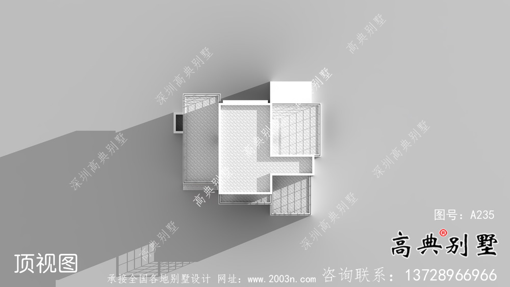 現代風格復式三層別墅設計圖紙及平面設計圖