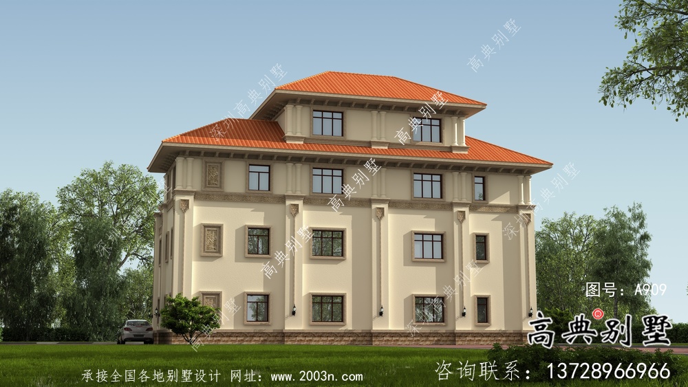 最新歐式農村別墅設計方案及效果圖