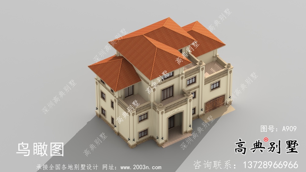 最新歐式農村別墅設計方案及效果圖