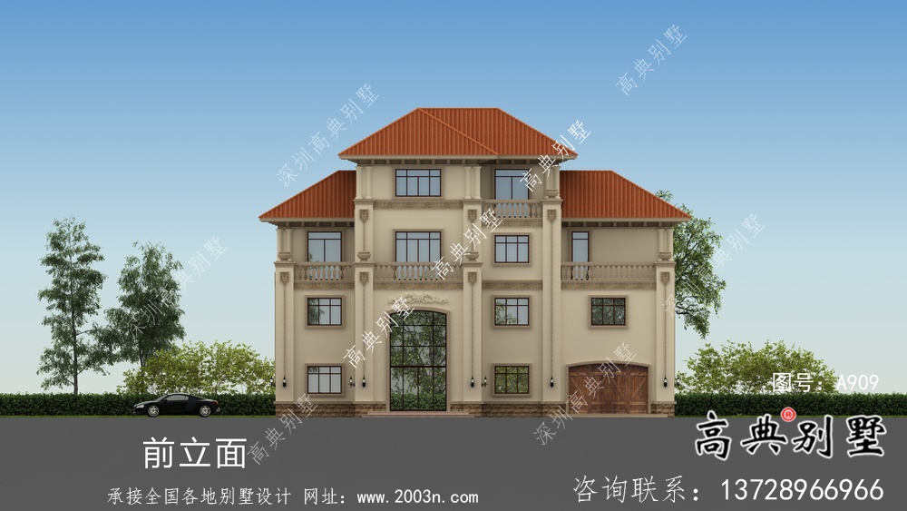 最新歐式農村別墅設計方案及效果圖