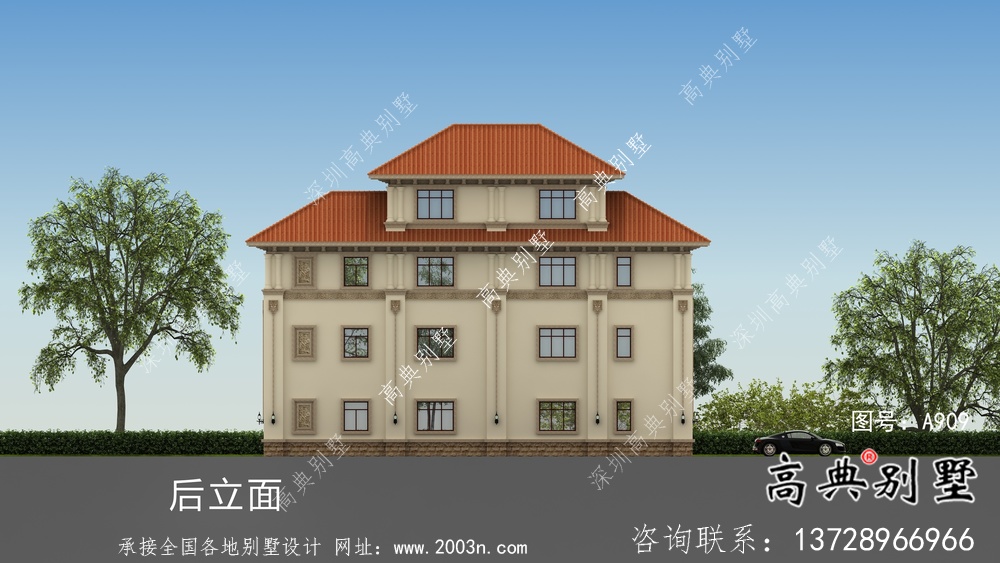 最新歐式農村別墅設計方案及效果圖