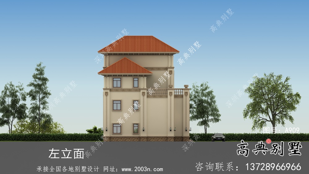 最新歐式農村別墅設計方案及效果圖