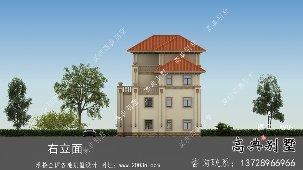 最新歐式農村別墅設計方案及效果圖