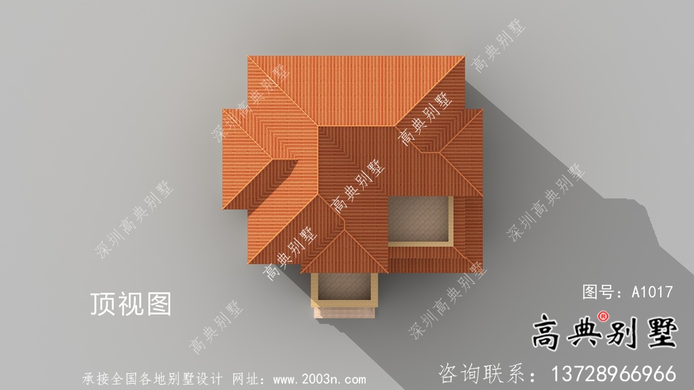 農村歐式風格別墅設計圖紙和效果圖