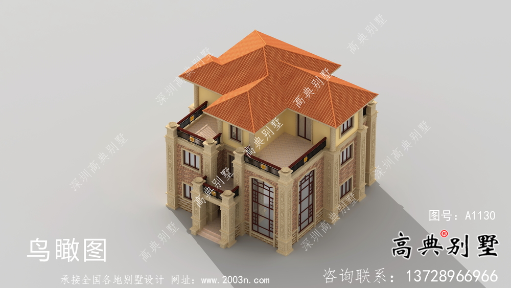 新款經(jīng)濟發(fā)展農(nóng)村別墅設(shè)計效果圖