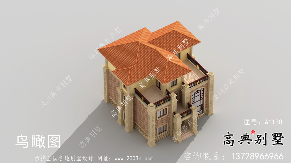 新款經(jīng)濟發(fā)展農(nóng)村別墅設(shè)計效果圖