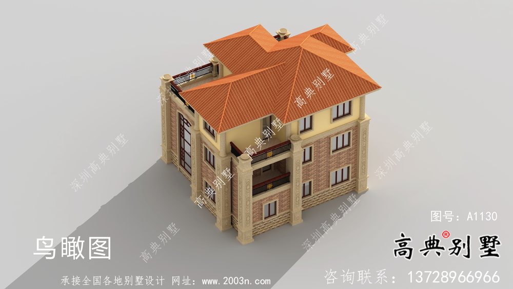 新款經(jīng)濟發(fā)展農(nóng)村別墅設(shè)計效果圖