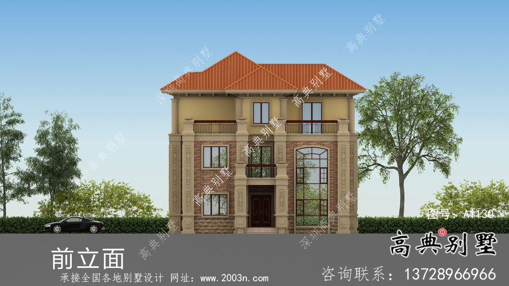 新款經(jīng)濟發(fā)展農(nóng)村別墅設(shè)計效果圖