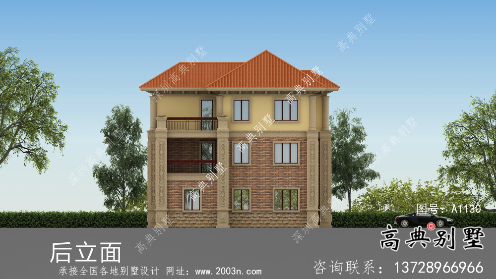 新款經(jīng)濟發(fā)展農(nóng)村別墅設(shè)計效果圖