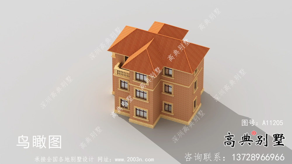 詳細農村別墅設計圖及效果圖一套