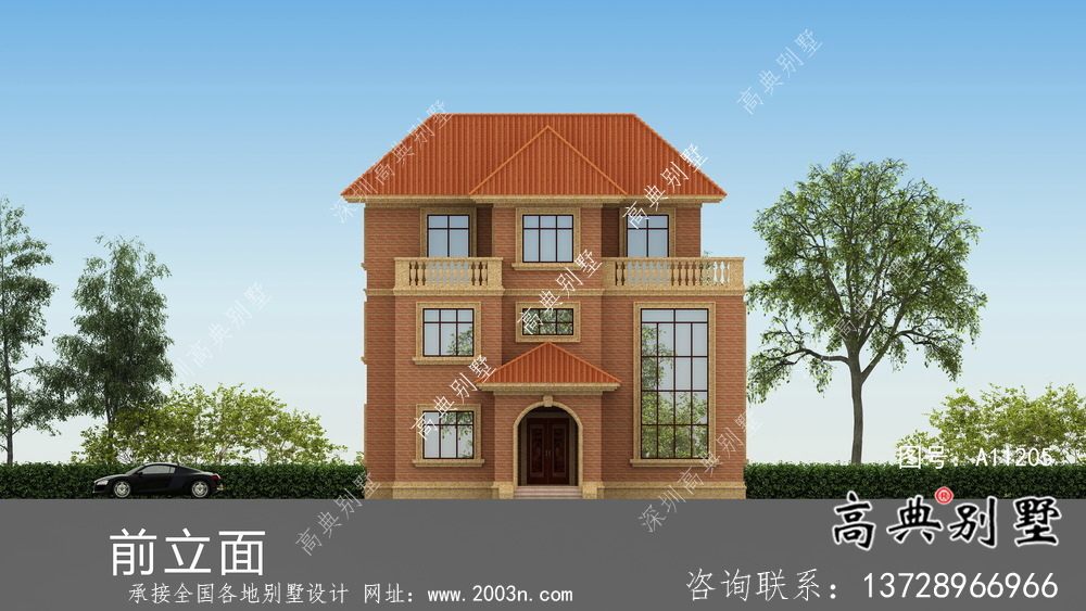 詳細農村別墅設計圖及效果圖一套