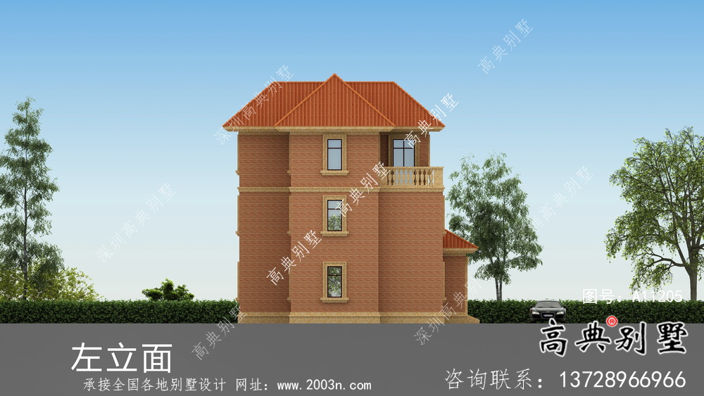 詳細農村別墅設計圖及效果圖一套