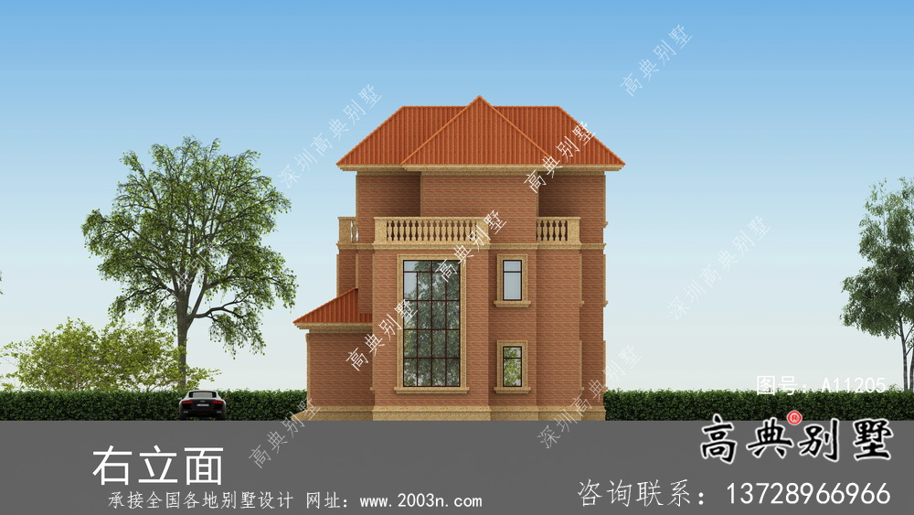 詳細農村別墅設計圖及效果圖一套
