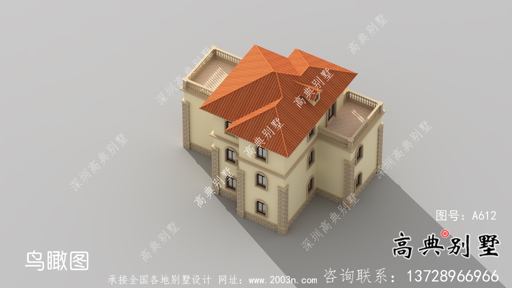 復(fù)式三層歐式別墅設(shè)計圖紙及平面設(shè)計圖