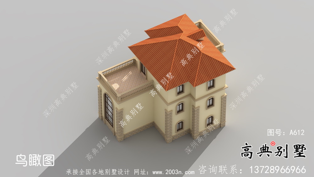 復(fù)式三層歐式別墅設(shè)計圖紙及平面設(shè)計圖