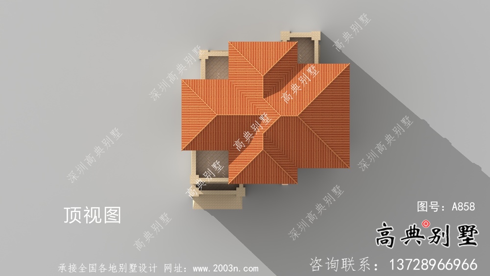 農村歐式三層復式別墅平面設計圖