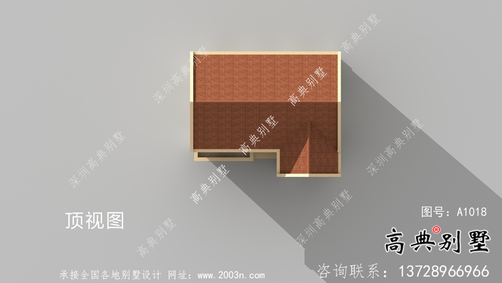 美式復古二層歐式別墅設計圖紙