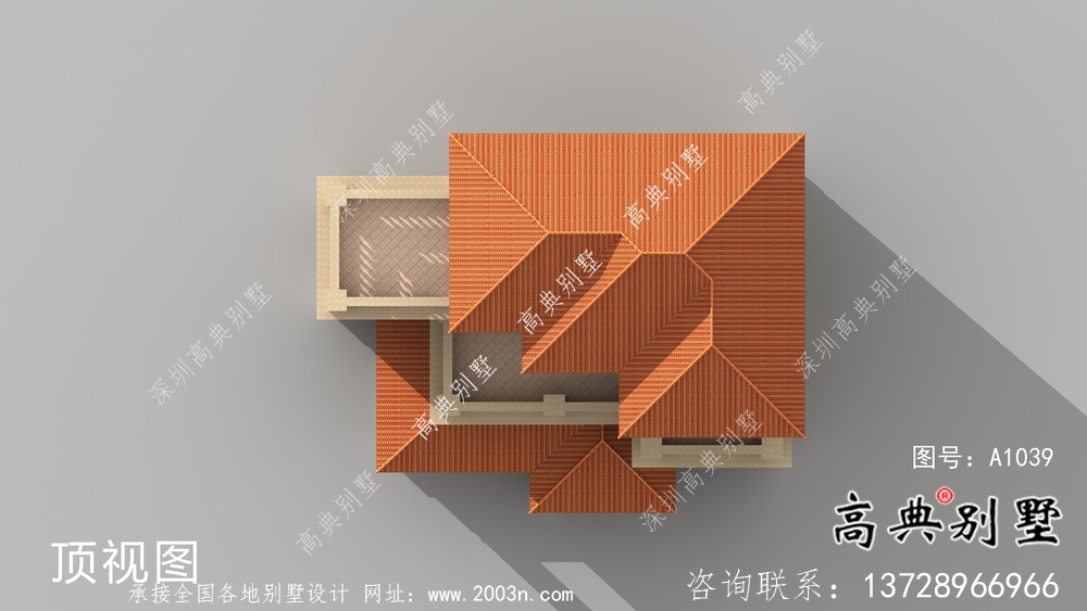 新農村自建復式四層歐式別墅設計圖紙