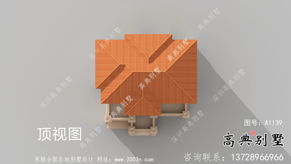 農(nóng)村自建歐式五層別墅設計圖