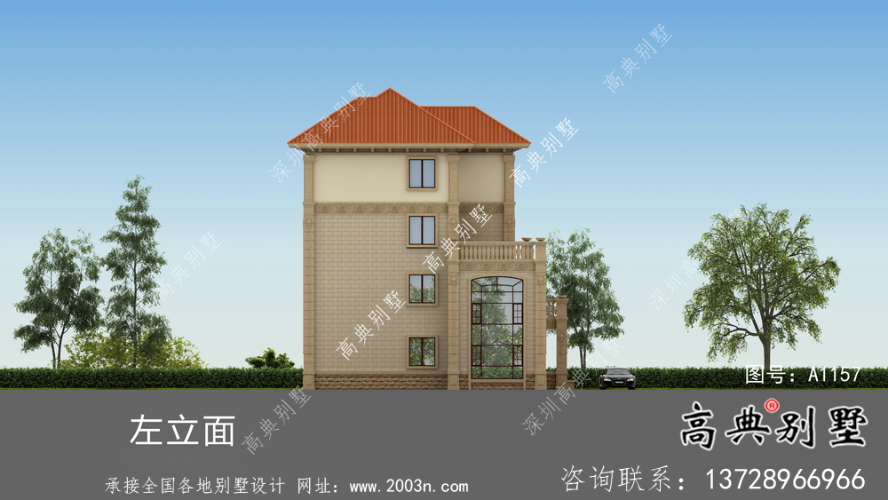 鄉村四層歐式別墅設計圖片大全