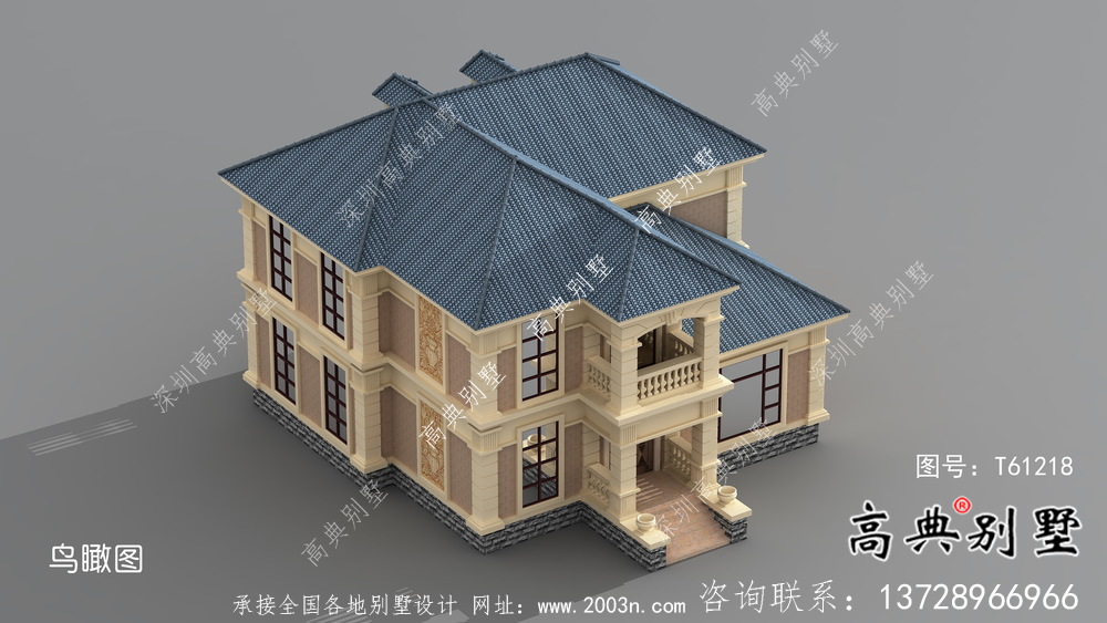 簡潔歐式古典小別墅設(shè)計(jì)圖及設(shè)計(jì)效果圖
