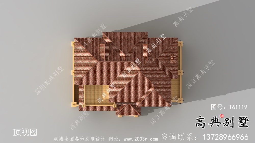 簡歐鄉(xiāng)村四層別墅設計圖紙與效果圖大全