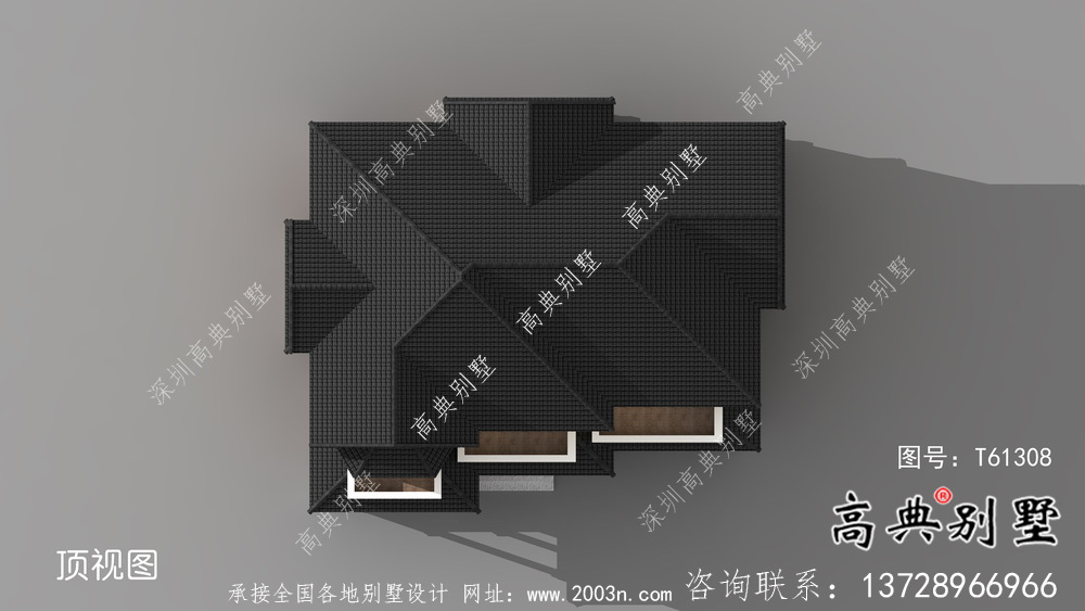 農村二層簡歐別墅設計圖紙及施工圖