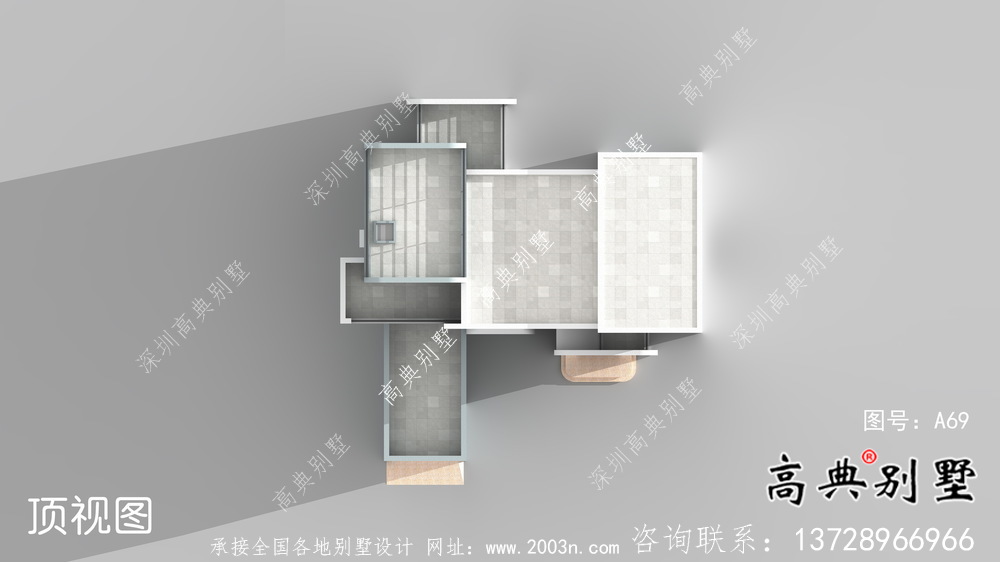 現代風格別致設計別墅自建圖紙