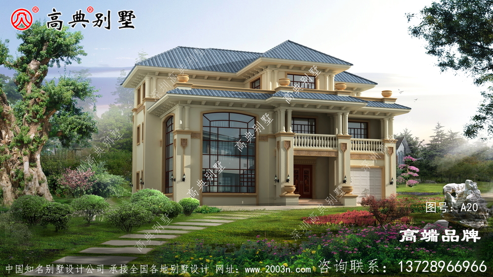 意大利風(fēng)格帶大露臺圖紙大全