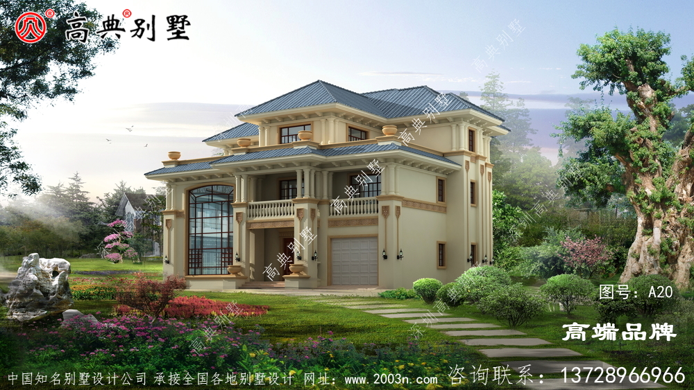 意大利風(fēng)格帶大露臺圖紙大全
