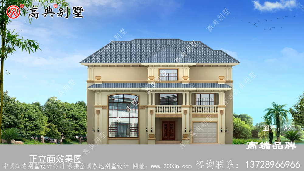 意大利風(fēng)格帶大露臺圖紙大全