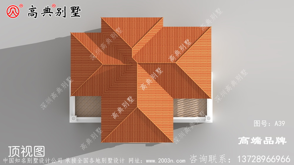 三層自建別墅設計圖紙，房型經典，高大上