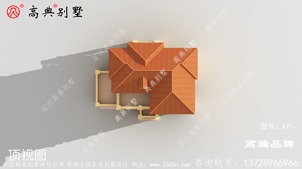 經濟實用三層現代自建別墅設計圖