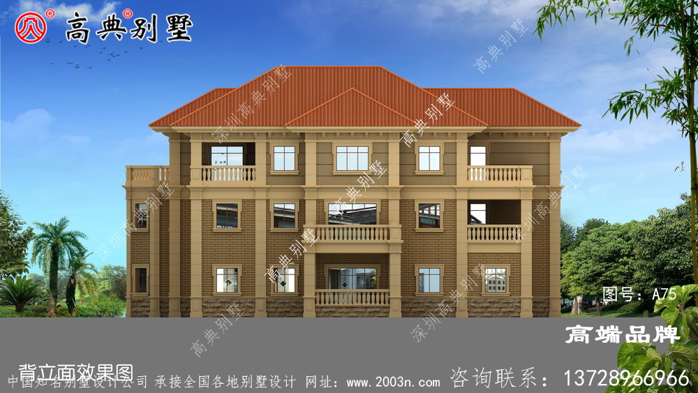 法式風格別墅設計圖紙