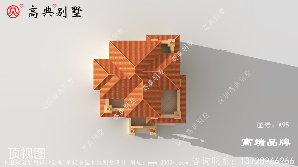 歐式三層自建住宅設計圖