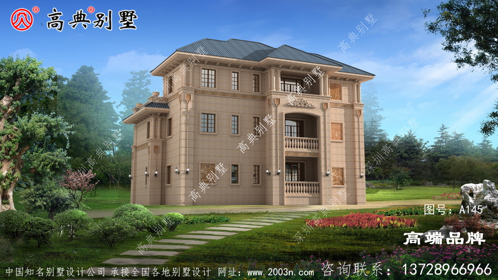 高端大氣自建別墅設計圖