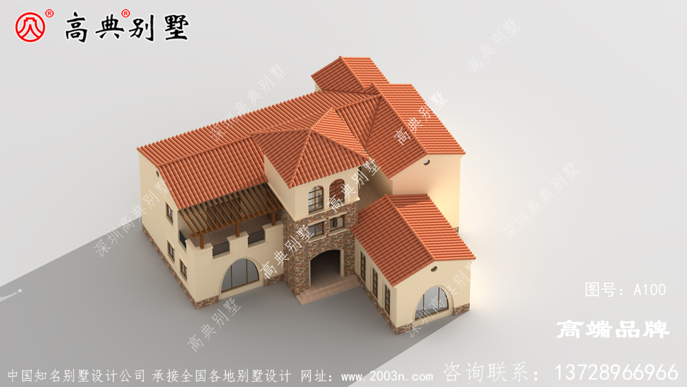 人氣值極高的二層建造小別墅設計圖