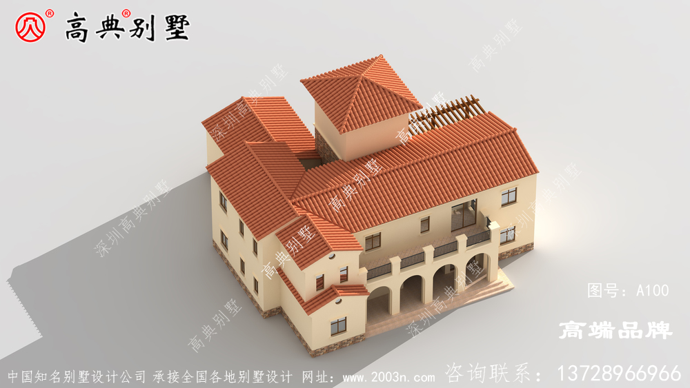 人氣值極高的二層建造小別墅設計圖