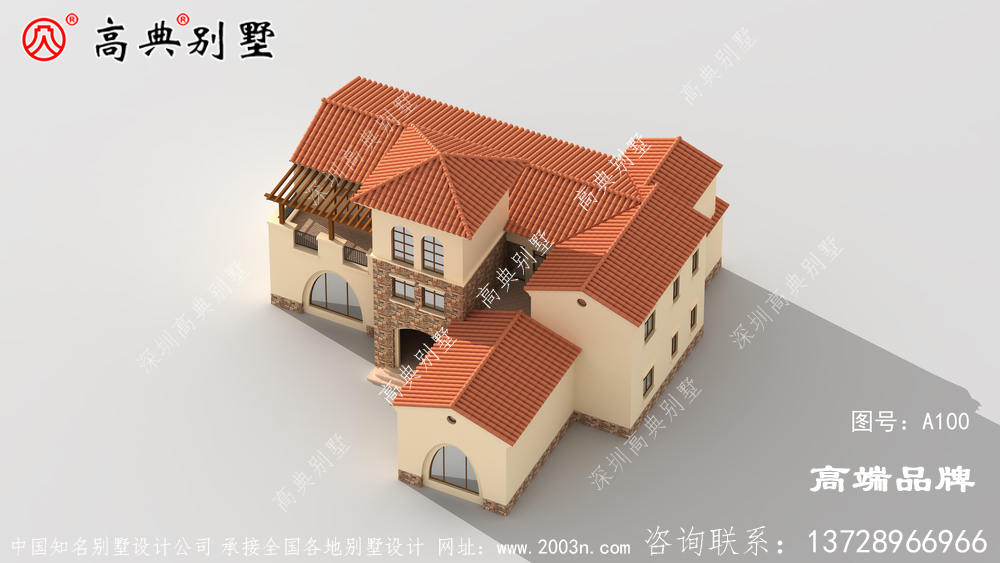 人氣值極高的二層建造小別墅設計圖