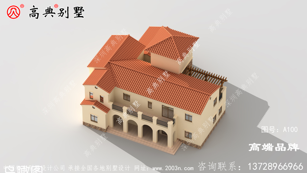 人氣值極高的二層建造小別墅設計圖