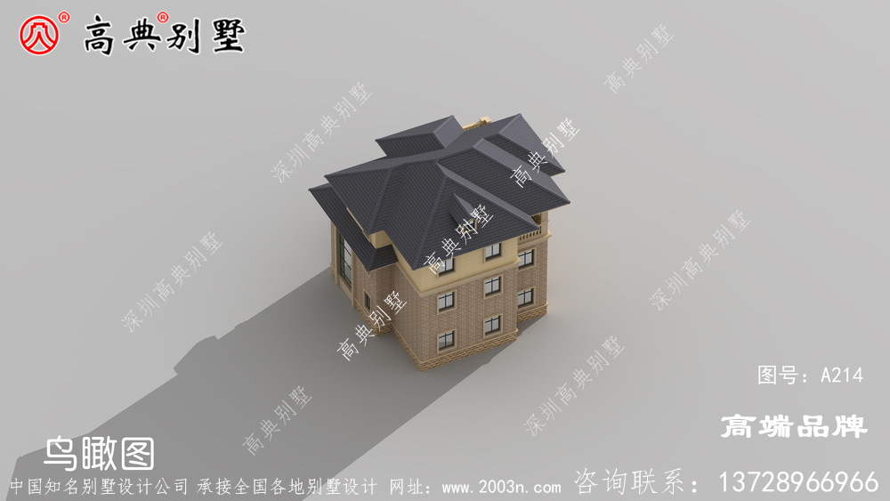新型三層自建別墅設計