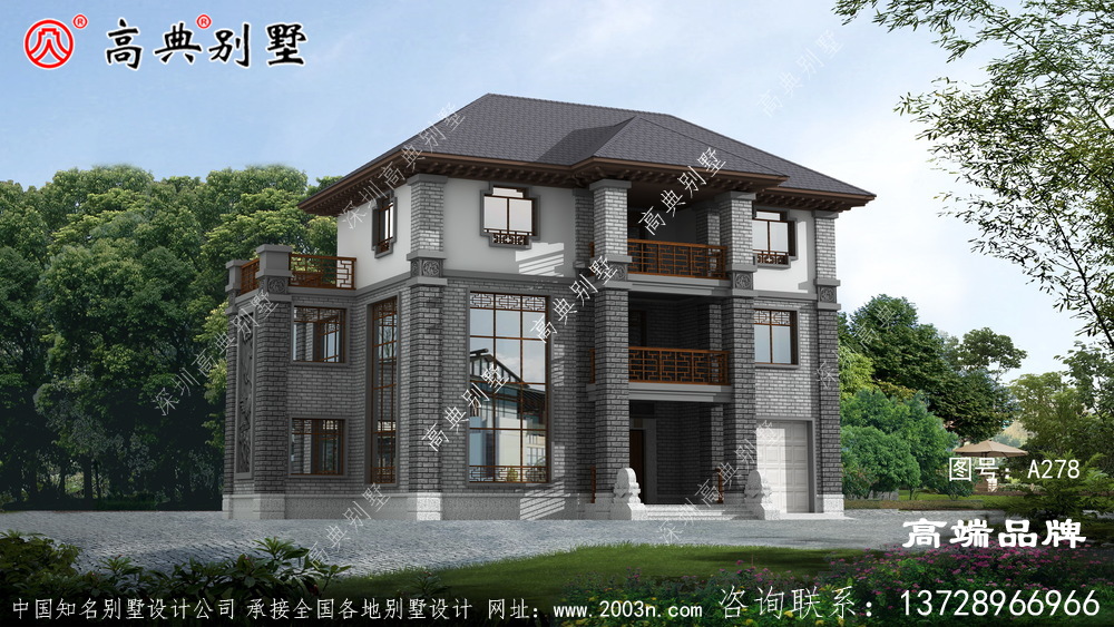 中式風格創新農村小別墅設計圖