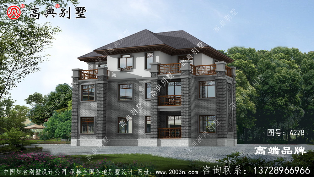 中式風格創新農村小別墅設計圖