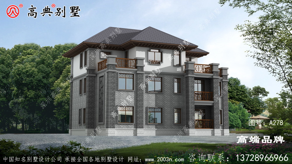 中式風格創新農村小別墅設計圖