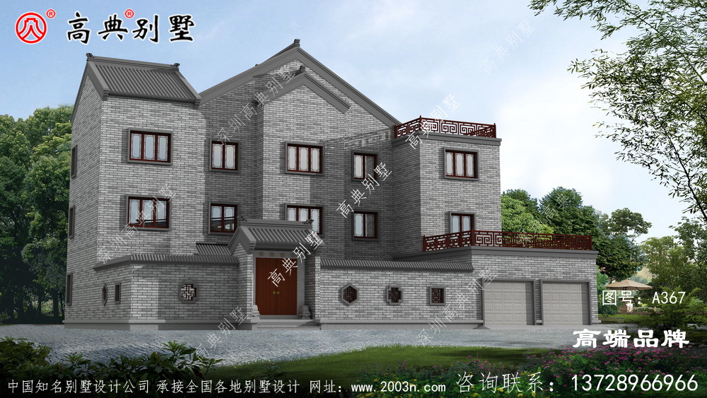 新農(nóng)村三層別墅設計圖