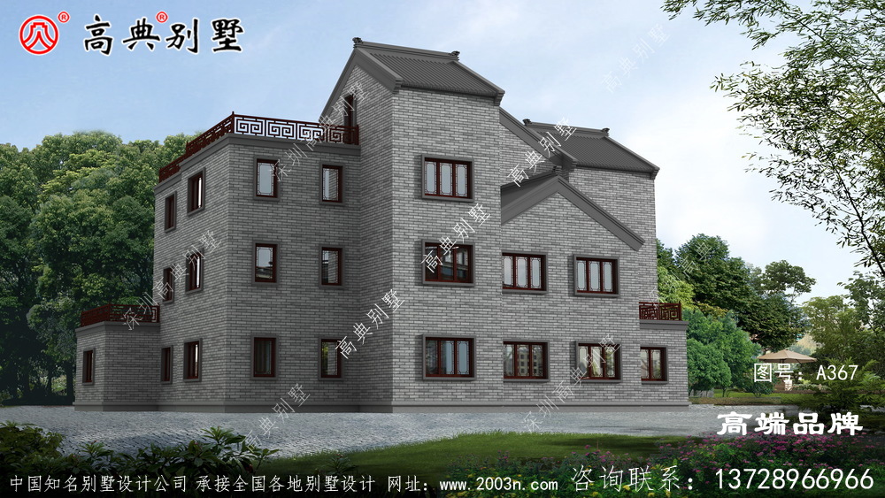 新農(nóng)村三層別墅設計圖